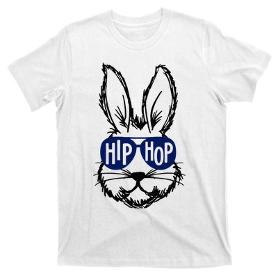 Bunny Face With Sunglasses Hip Hop For Easter Day T-Shirt