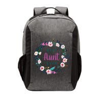 Boho Floral Wreath Best Aunt Ever Vector Backpack