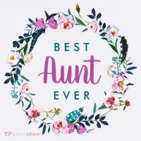 Boho Floral Wreath Best Aunt Ever Baby Bodysuit