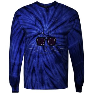 Bunny Face With Sunglasses Easter Day For Tie-Dye Long Sleeve Shirt