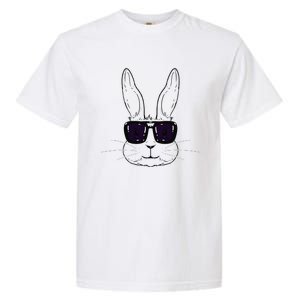 Bunny Face With Sunglasses Easter Day For Garment-Dyed Heavyweight T-Shirt