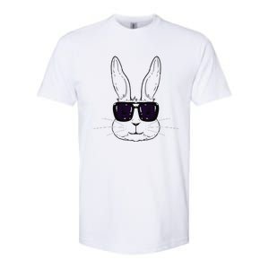 Bunny Face With Sunglasses Easter Day For Softstyle CVC T-Shirt