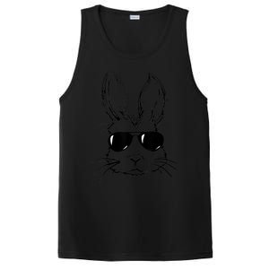 Bunny Face With Sunglasses For Men Easter Day PosiCharge Competitor Tank