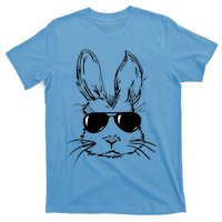 Bunny Face With Sunglasses For Men Easter Day T-Shirt