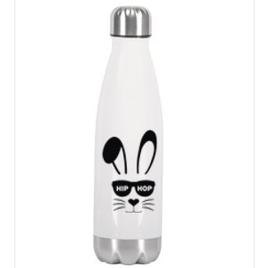 Bunny Face With Sunglasses For Easter Day Stainless Steel Insulated Water Bottle