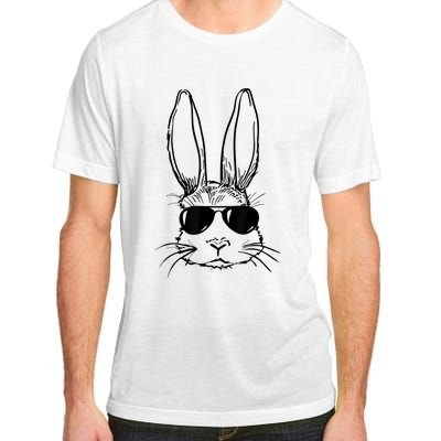 Bunny Face With Sunglasses For Boy  Kid Easter Day Adult ChromaSoft Performance T-Shirt