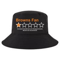Browns Fan Would Not Recommend 1 Star Funny Cool Comfort Performance Bucket Hat