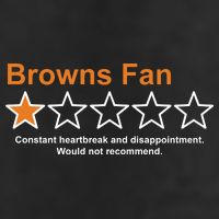 Browns Fan Would Not Recommend 1 Star Funny 7 Panel Mesh Trucker Snapback Hat