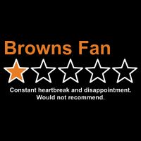 Browns Fan Would Not Recommend 1 Star Funny 16 in Basic Backpack