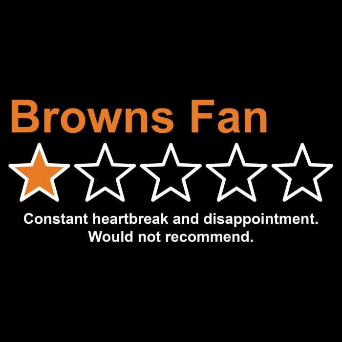 Browns Fan Would Not Recommend 1 Star Funny 16 in Basic Backpack