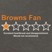 Browns Fan Would Not Recommend 1 Star Funny Cotton Canvas Backpack