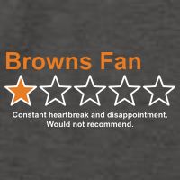 Browns Fan Would Not Recommend 1 Star Funny Vector Backpack