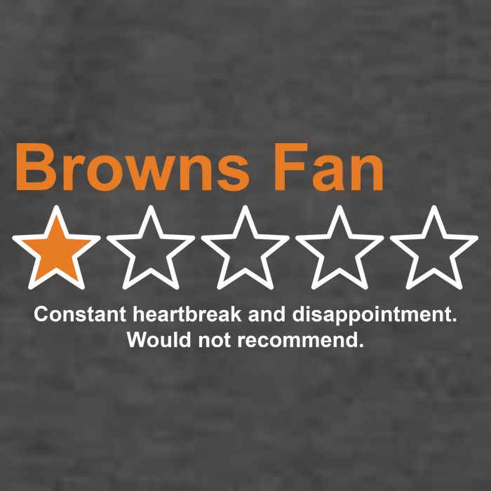 Browns Fan Would Not Recommend 1 Star Funny Vector Backpack