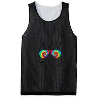 Bunny Face With Sunglasses Tie Dye Easter Day boy  kid Mesh Reversible Basketball Jersey Tank