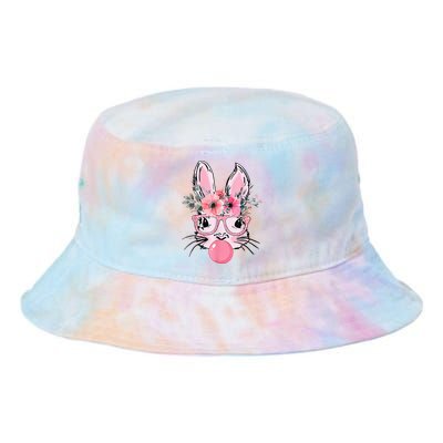 Bunny Face With Glasses Bubblegum Happy Easter Tie Dye Newport Bucket Hat