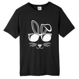 Bunny Face With Sunglasses Gifts For Easter Day Tall Fusion ChromaSoft Performance T-Shirt