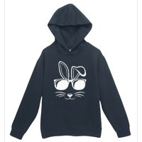 Bunny Face With Sunglasses Gifts For Easter Day Urban Pullover Hoodie