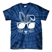 Bunny Face With Sunglasses Gifts For Easter Day Tie-Dye T-Shirt