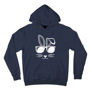 Bunny Face With Sunglasses Gifts For Easter Day Tall Hoodie