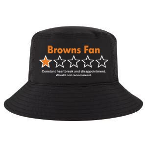 Browns Fan Would Not Recommend Disappointment Funny Football Cool Comfort Performance Bucket Hat