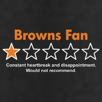 Browns Fan Would Not Recommend Disappointment Funny Football Cool Comfort Performance Bucket Hat