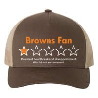 Browns Fan Would Not Recommend Disappointment Funny Football Yupoong Adult 5-Panel Trucker Hat