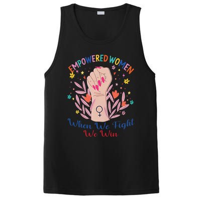 Boho Flower When We Fight We Win Kamala Supporter PosiCharge Competitor Tank