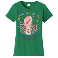 Boho Flower When We Fight We Win Kamala Supporter Women's T-Shirt