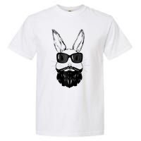 Bunny Face With Sunglasses And Beard Easter Day Garment-Dyed Heavyweight T-Shirt