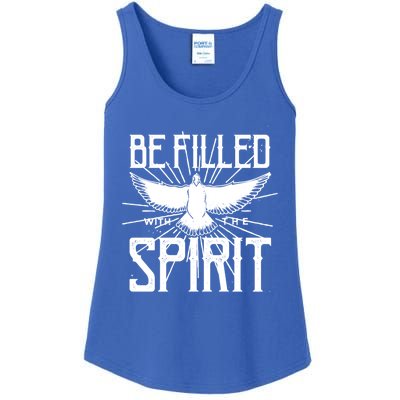 Be Filled With The Spirit Christian Faith Saying Quote Gift Ladies Essential Tank