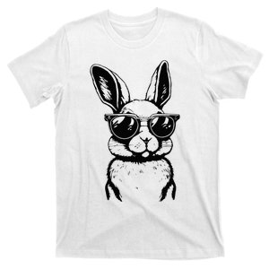 Bunny Face With Sunglasses For Easter Day T-Shirt