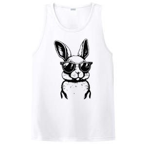 Bunny Face With Sunglasses For Easter Day PosiCharge Competitor Tank