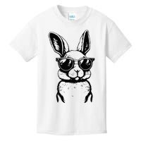 Bunny Face With Sunglasses For Easter Day Kids T-Shirt