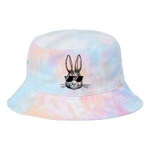 Bunny Face With Sunglasses For Boys Men Kids Easter Day Tie Dye Newport Bucket Hat