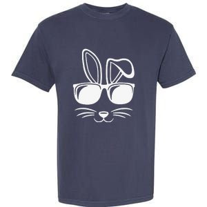 Bunny Face With Sunglasses Easter Day Garment-Dyed Heavyweight T-Shirt