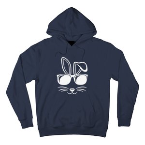 Bunny Face With Sunglasses Easter Day Hoodie