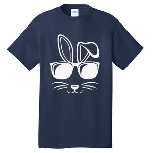 Bunny Face With Sunglasses Easter Day Tall T-Shirt