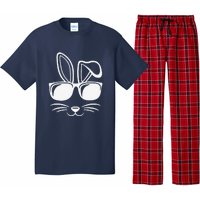 Bunny Face With Sunglasses Easter Day Pajama Set