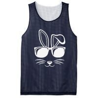 Bunny Face With Sunglasses Easter Day Mesh Reversible Basketball Jersey Tank