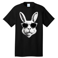 Bunny Face With Sunglasses Easter Day Tall T-Shirt