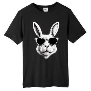 Bunny Face With Sunglasses Easter Day Tall Fusion ChromaSoft Performance T-Shirt