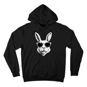 Bunny Face With Sunglasses Easter Day Tall Hoodie