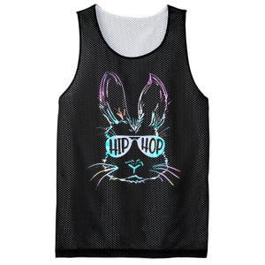 Bunny Face With Sunglasses For Easter Day Mesh Reversible Basketball Jersey Tank