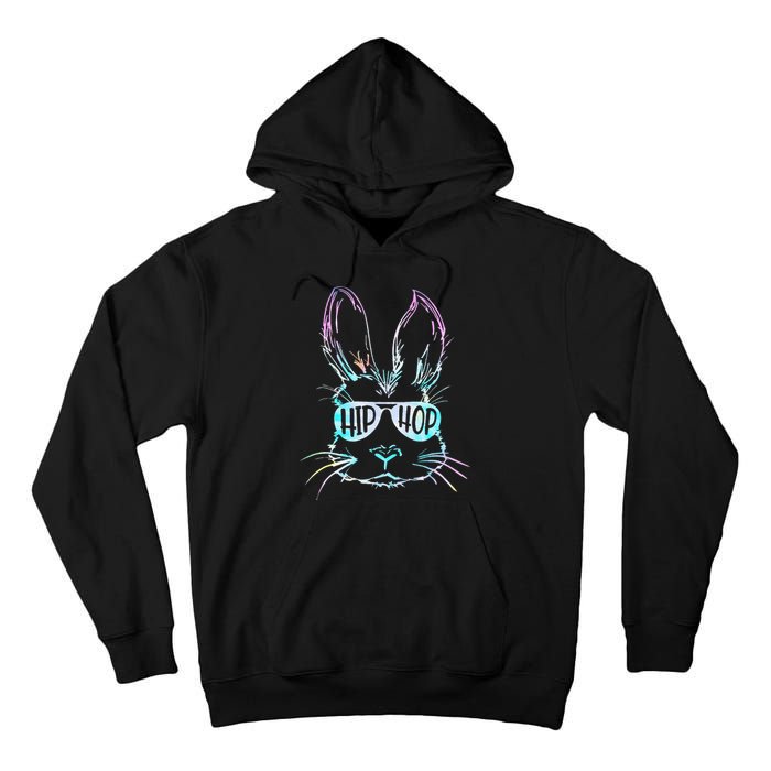 Bunny Face With Sunglasses For Easter Day Tall Hoodie