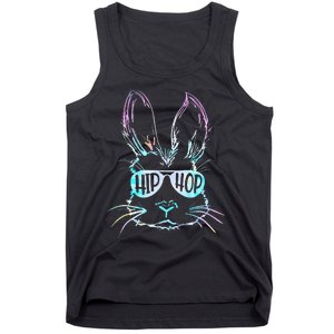 Bunny Face With Sunglasses For Easter Day Tank Top