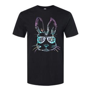 Bunny Face With Sunglasses For Easter Day Softstyle CVC T-Shirt