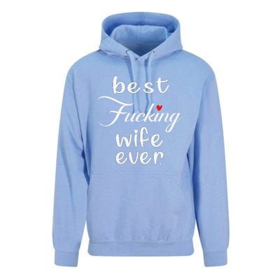 Best Fucking Wife Ever Mothers Day Unisex Surf Hoodie