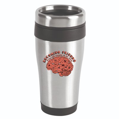 Becoming Friends with The Voices in My Head 16oz Travel Tumbler