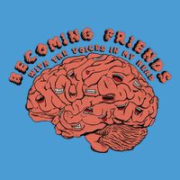 Becoming Friends with The Voices in My Head Tie Dye Hoodie