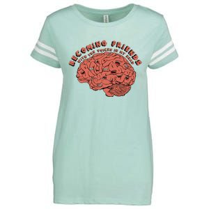 Becoming Friends with The Voices in My Head Enza Ladies Jersey Football T-Shirt